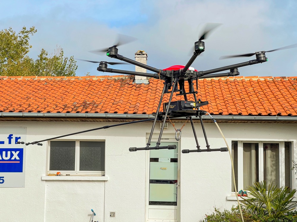 EFT New Design X6100 Long Distance Security Delivery Drones Frame For Flying Delivery Photography Mapping Surveillance