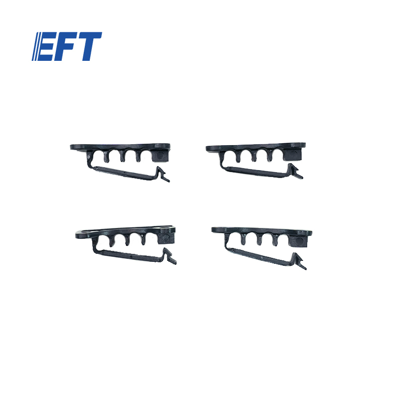 10.05.18.0019 EFT Cable Pipe Clamp 53*22*13/Black/4PCS for D100,X2300,Z80 Replacement Use