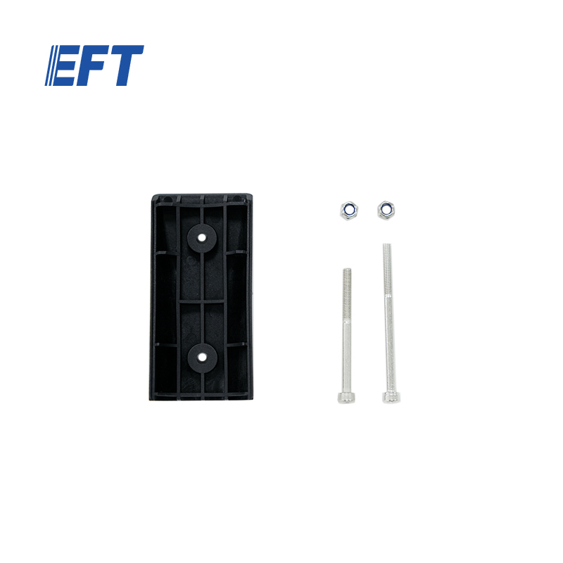 10.05.18.0034 EFT Footstand Fastener Cover Plate PA6+50%GF/Black/1PC for D100,X2300,Z80 Replacement Use
