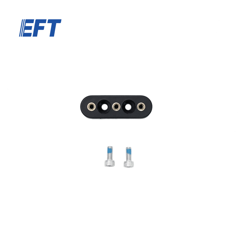 10.05.18.0031 EFT Front and Rear Crossbeam Mounting Blocks 20*60*15.2/Black/1pc for D100,X2300,Z80 Replacement Use