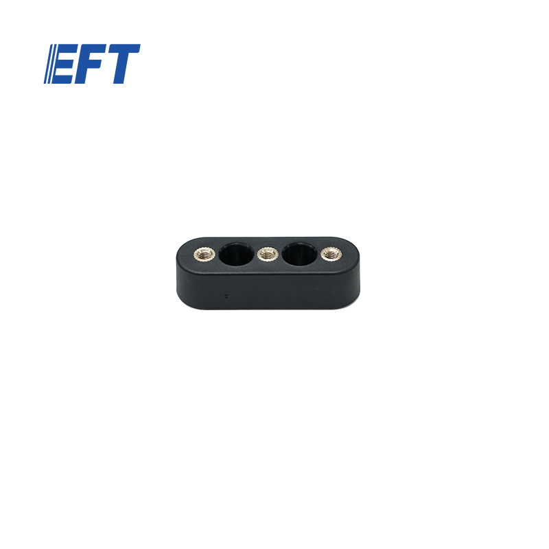 10.05.18.0031 EFT Front and Rear Crossbeam Mounting Blocks 20*60*15.2/Black/1pc for D100,X2300,Z80 Replacement Use