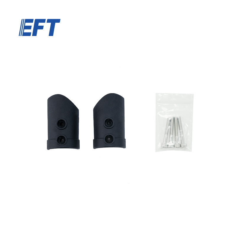 10.05.18.0033 EFT Footstand Crossbar Fastener Cover Plate Left/Right/PA6+50%GF/Black/1pc for D100,X2300,Z80 Replacement Use