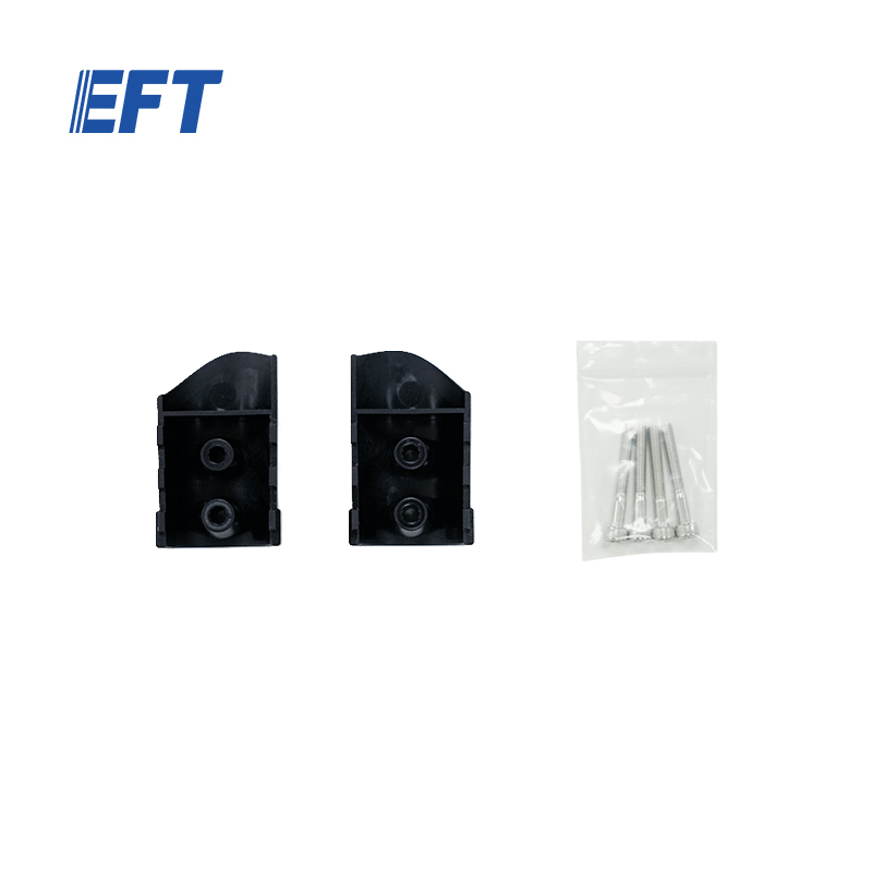10.05.18.0033 EFT Footstand Crossbar Fastener Cover Plate Left/Right/PA6+50%GF/Black/1pc for D100,X2300,Z80 Replacement Use
