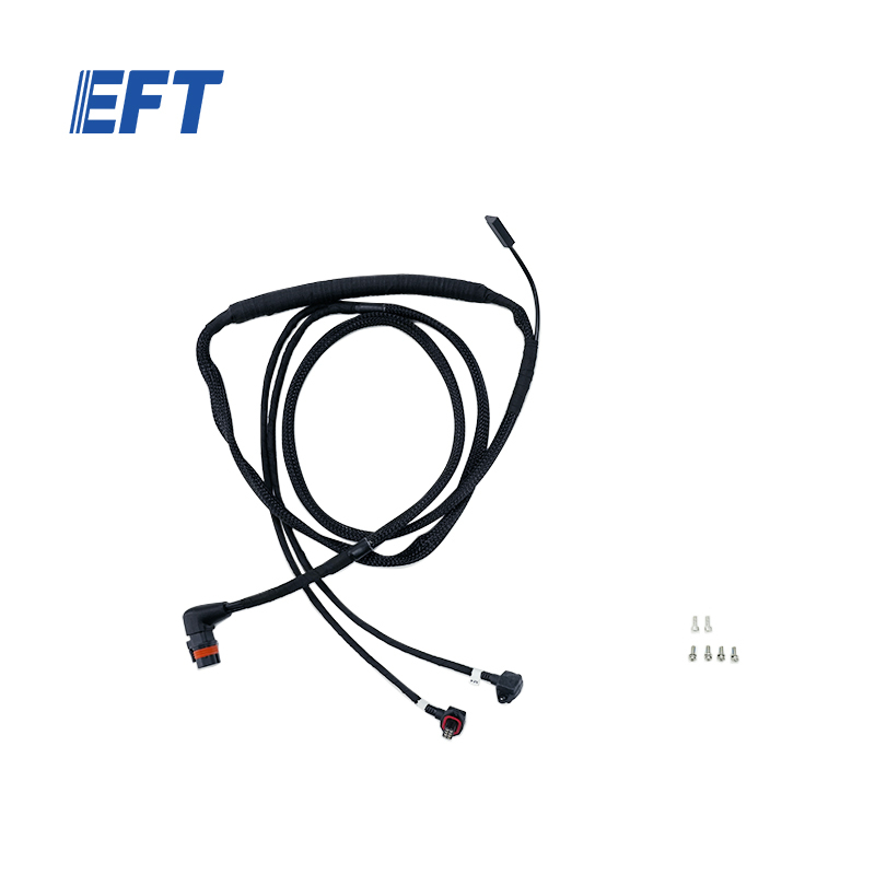 10.05.19.0005 EFT Rear Powe and Signal Harness 1920mm/6+6/Arm sensor/Hobbywing/E13-M/1pc for D100, Replacement Use