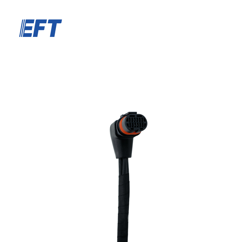 10.05.19.0005 EFT Rear Powe and Signal Harness 1920mm/6+6/Arm sensor/Hobbywing/E13-M/1pc for D100, Replacement Use