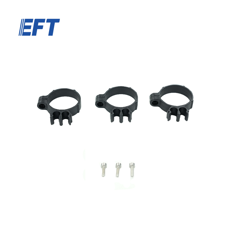 10.05.20.0045 EFT Cable Pipe Clamp Double/φ30/Black/3pcs for Z80 Replacement Use