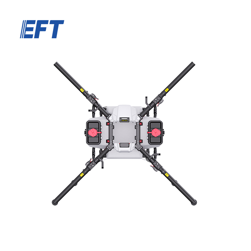 EFT Large Field High Efficiency 80L Crop Plant Agricultural Drone Sprayers Frame Heavy Lift 80KG Professional Delivery Drone Kit