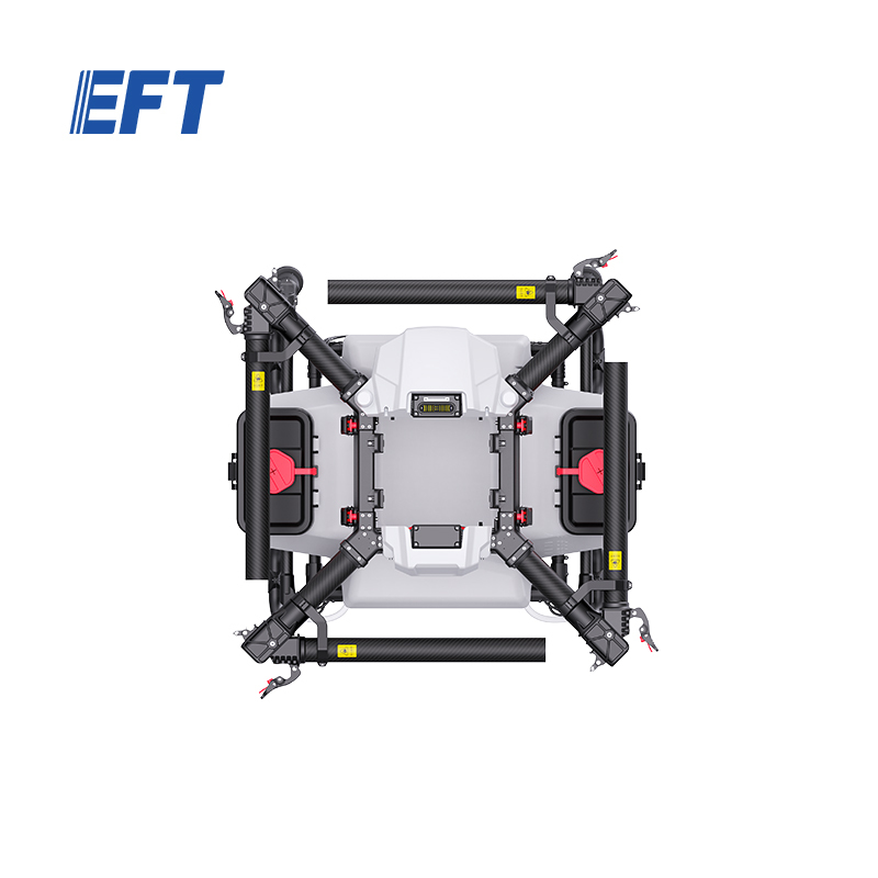 EFT Large Field High Efficiency 80L Crop Plant Agricultural Drone Sprayers Frame Heavy Lift 80KG Professional Delivery Drone Kit