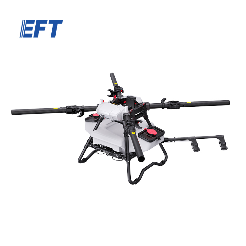 EFT Large Field High Efficiency 80L Crop Plant Agricultural Drone Sprayers Frame Heavy Lift 80KG Professional Delivery Drone Kit