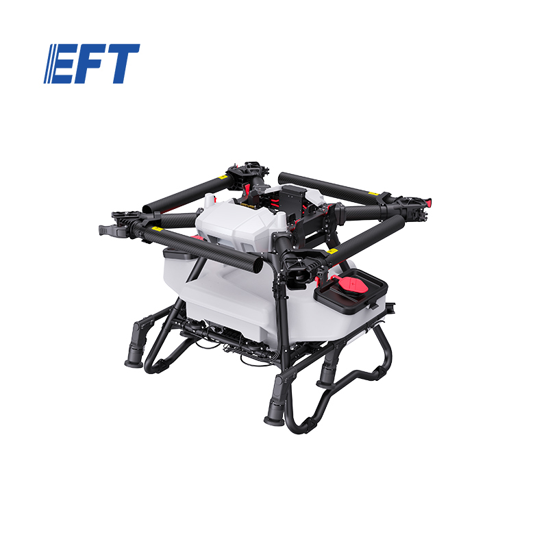 EFT Large Field High Efficiency 80L Crop Plant Agricultural Drone Sprayers Frame Heavy Lift 80KG Professional Delivery Drone Kit