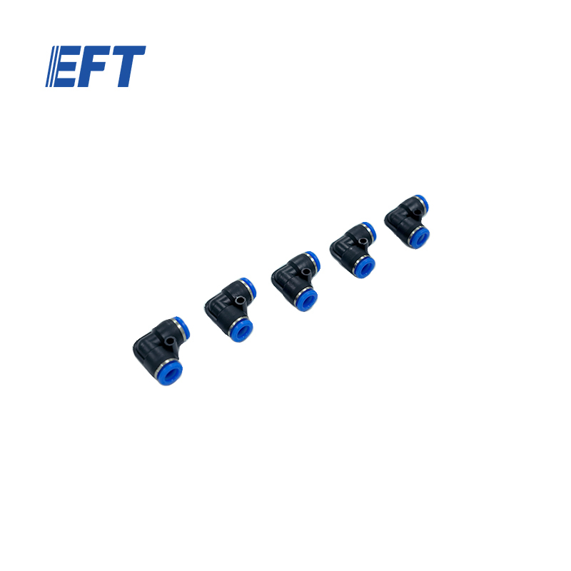 10.05.14.0021 EFT Agricultural Drone Accessories Pneumatic connector L shape/φ8-φ8/5pcs For G18 Agriculture UAV Frame Repair Parts