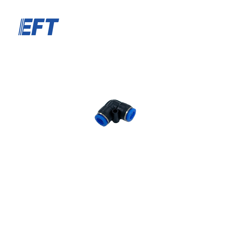 10.05.14.0021 EFT Agricultural Drone Accessories Pneumatic connector L shape/φ8-φ8/5pcs For G18 Agriculture UAV Frame Repair Parts