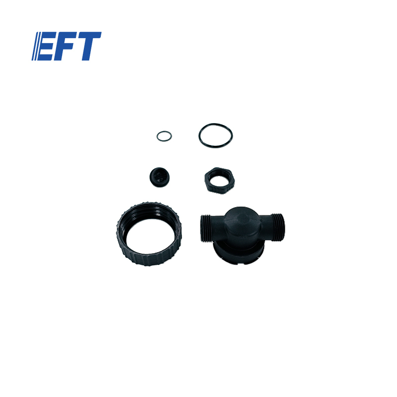 10.05.14.0018 EFT Agricultural Drone Accessories 3-port water outlet adapter 63.2*64*36.5/1pcs For G18 Agriculture UAV Frame Repair Parts