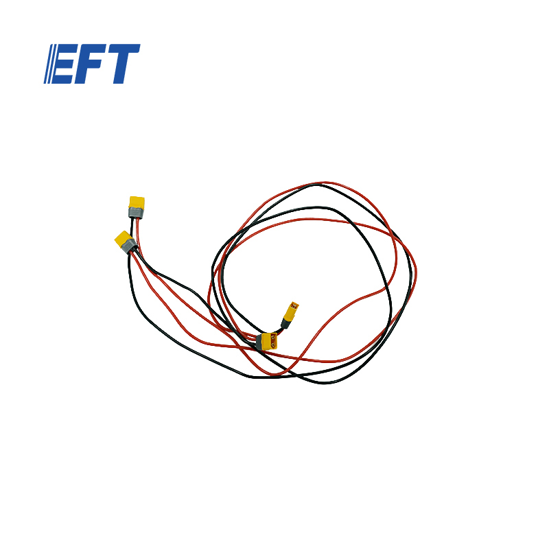 10.05.14.0015 EFT Agricultural Drone Accessories Power extension cord 14AWG/800mm/XT60/G18/2pcs For G18 Agriculture UAV Frame Repair Parts