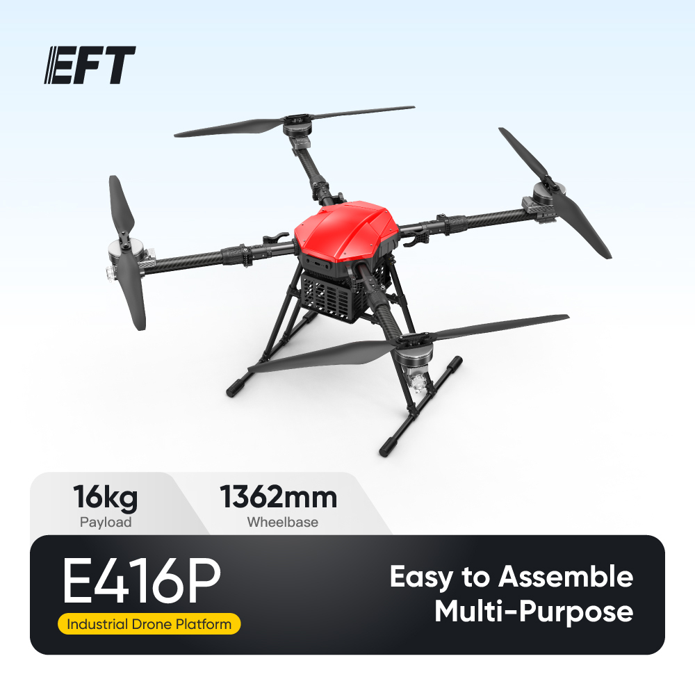 EFT EP series classic models E410P E416P E420P Quadcopter industry drone frame 10kg 16kg 20kg multiple load flight platform