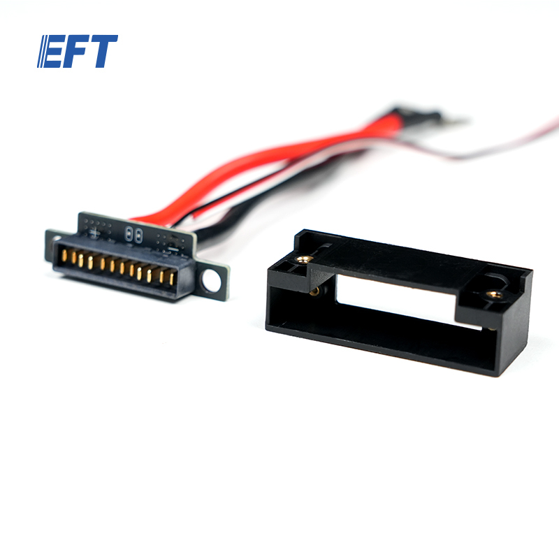 10.05.16.0030 EFT Smart Battery Plug 160mm/12PIN/Male connector/1pcs For X950 smart battery usage