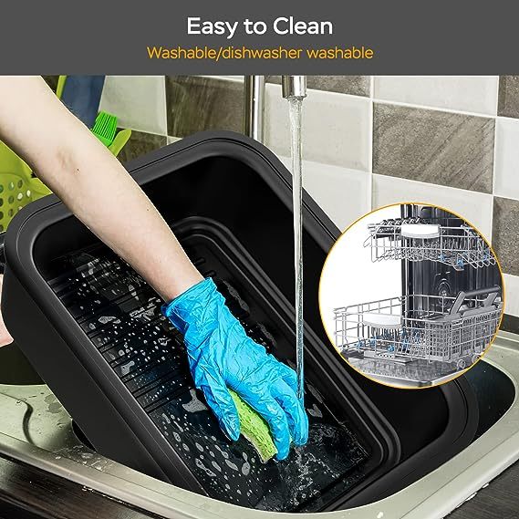 Geek Chef Air Fryer & Electric Indoor Grill Combo, Indoor Tabletop Grill & Griddle