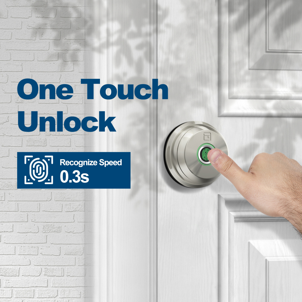 GeekTale Fingerprint Door Lock Deadbolt with App Control ‎RD02-G