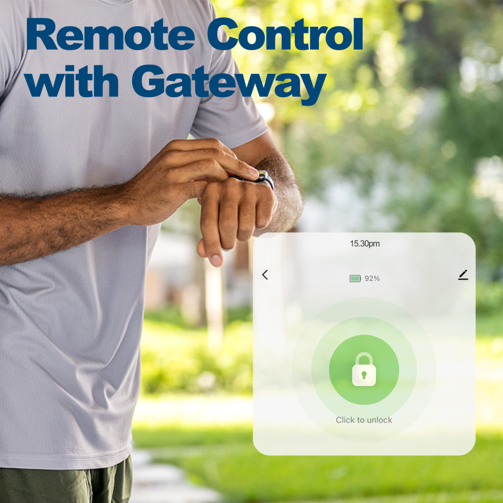 GeekTale Fingerprint Door Lock Deadbolt with App Control ‎RD02-G