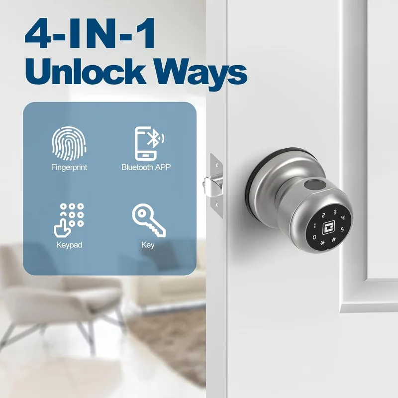 GeekTale Smart Door Knob with Keypad K02-02
