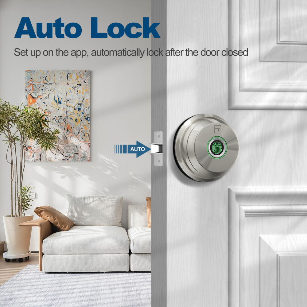 GeekTale Fingerprint Door Lock Deadbolt with App Control ‎RD02-G