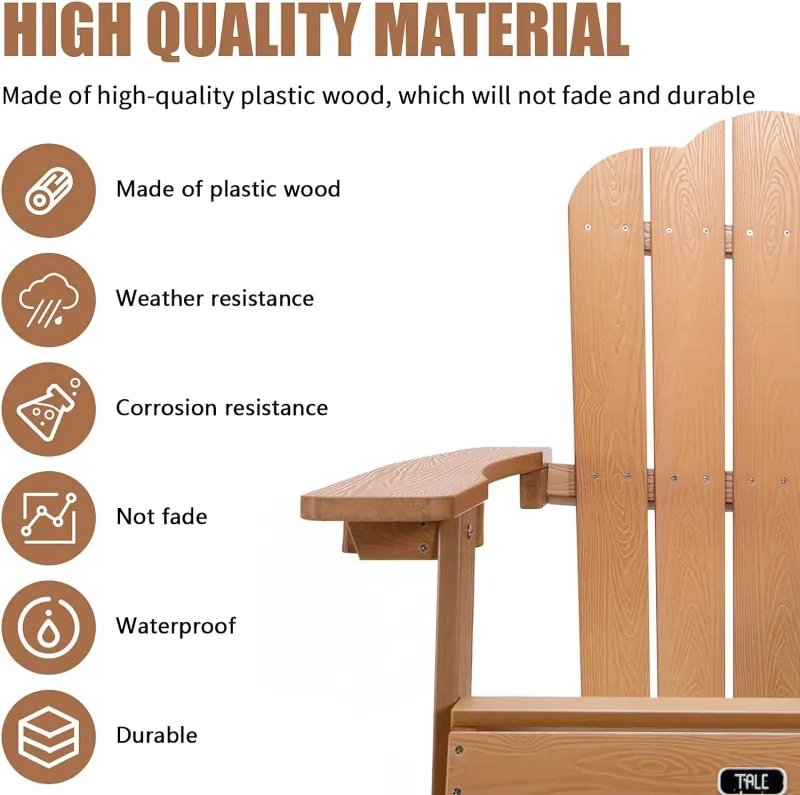 TALE Brown Classic Adirondack Chairs AC01BN