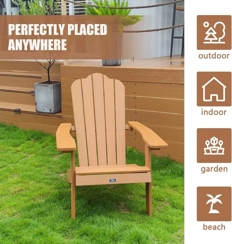 TALE Brown Classic Adirondack Chairs AC01BN