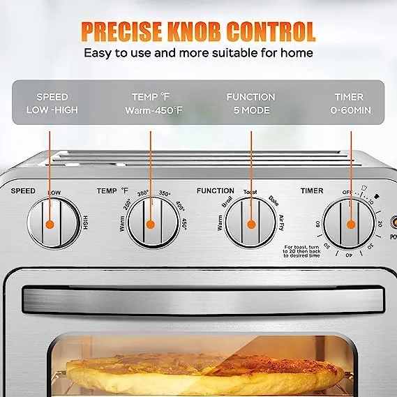 Geek Chef Air Fryer Toaster Oven Combo,16QT and Geek Chef Smart Digital Scale with App
