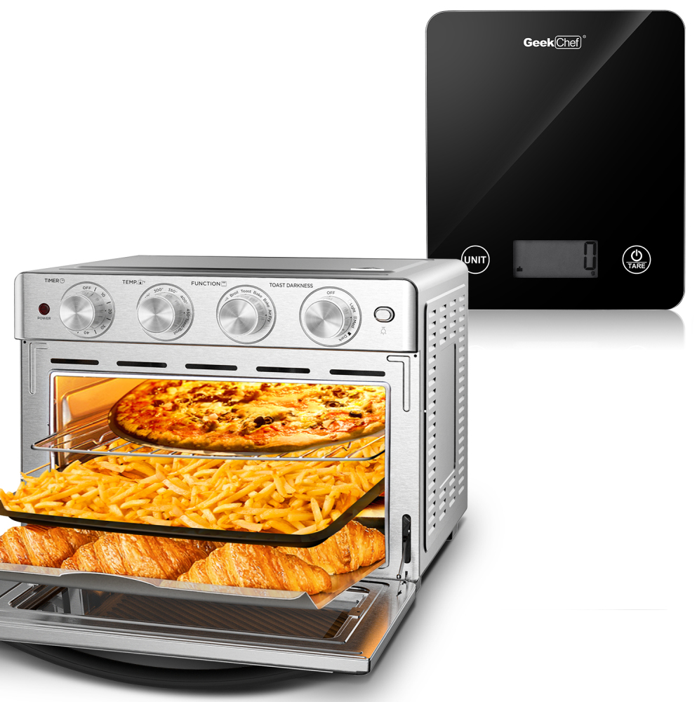 Geek Chef Air Fryer Oven 26QT and Smart Digital Scale with App