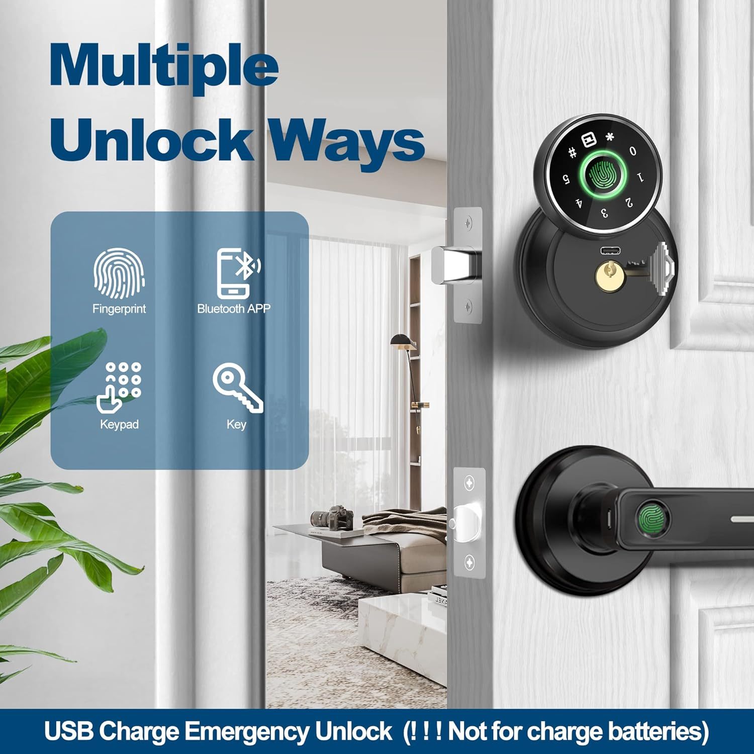 GeekTale 4-in-1 Smart Deadbolt F02