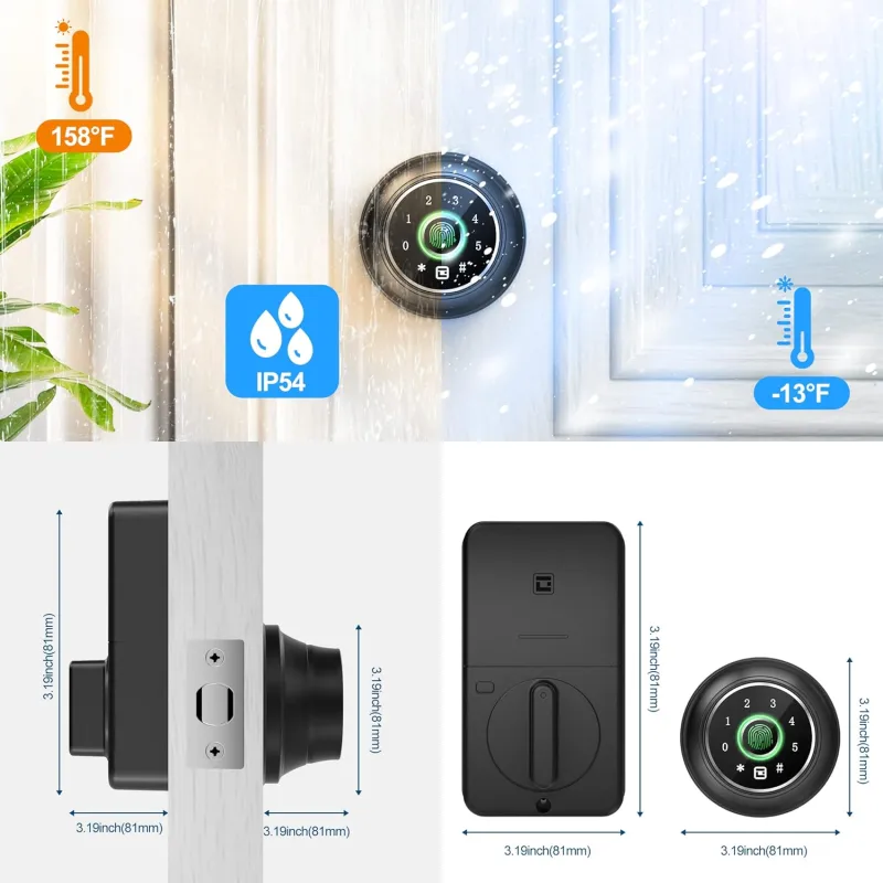 GeekTale 4-in-1 Smart Deadbolt F02