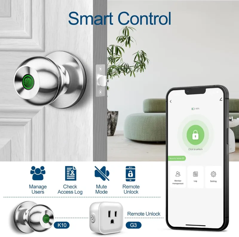 GeekTale Fingerprint Door Lock K10