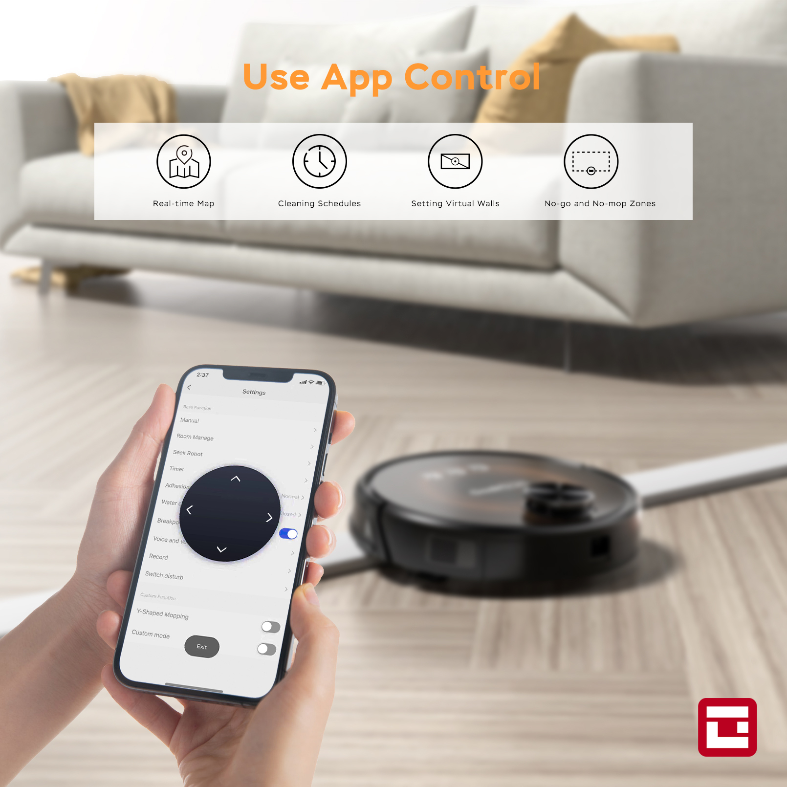 Geek Smart Robot Vacuum Cleaner  L8