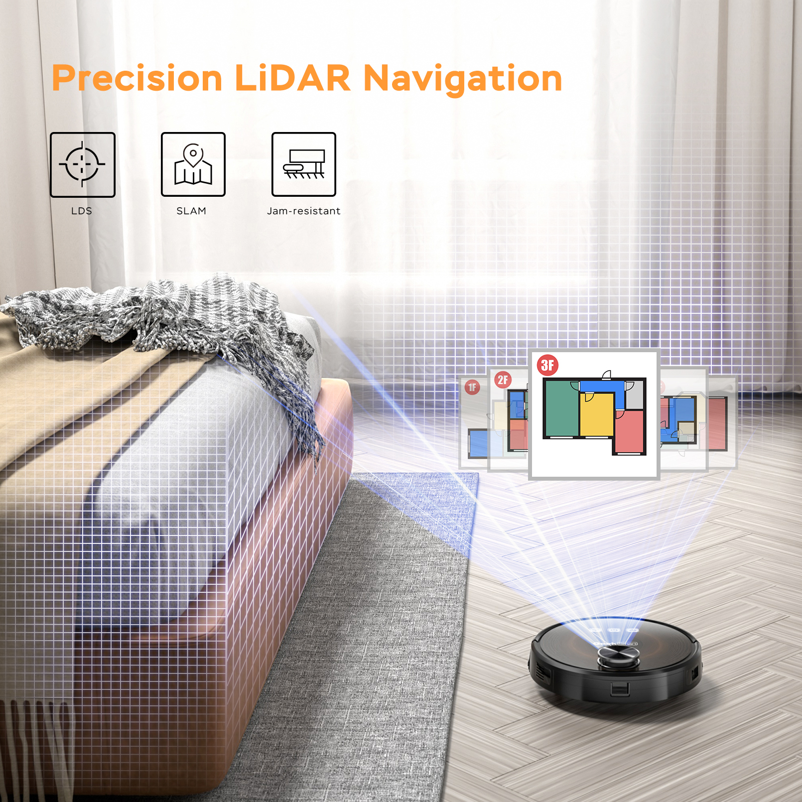 Geek Smart Robot Vacuum Cleaner  L8