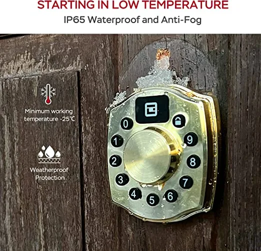 Geek Smart 4-in-1 IP65 Waterproof Anti-Fog Deadbolt LF-401