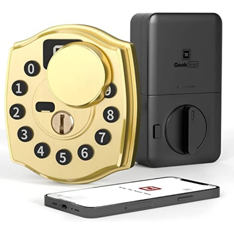 Geek Smart 4-in-1 IP65 Waterproof Anti-Fog Deadbolt LF-401