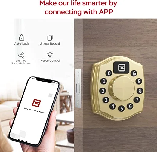 Geek Smart 4-in-1 IP65 Waterproof Anti-Fog Deadbolt LF-401
