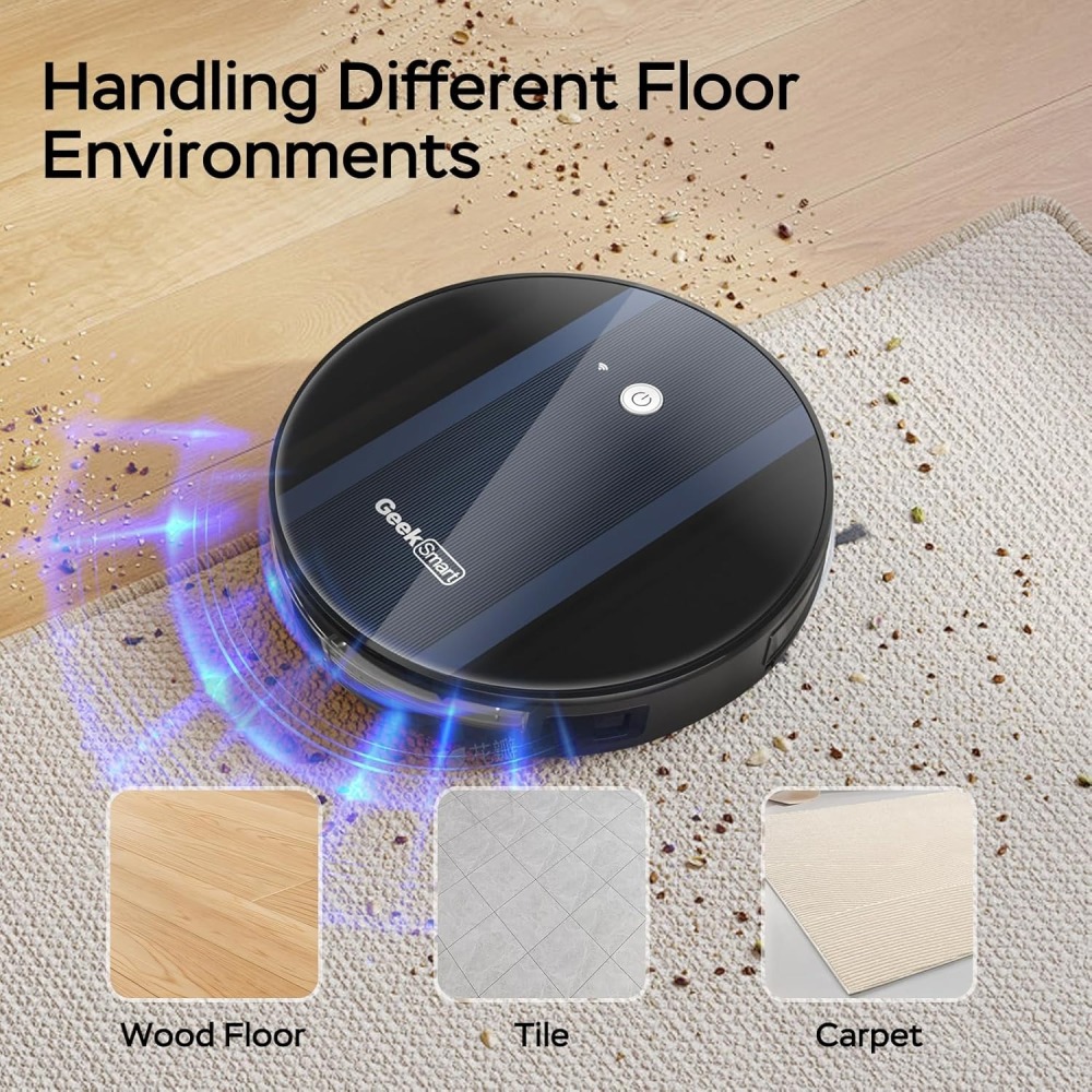 Geek Smart Robot Vacuum Cleaner G6(Blue&Black)