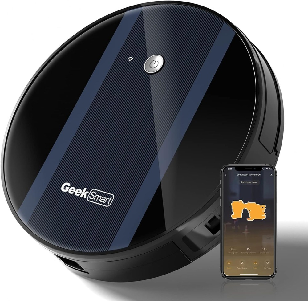 Geek Smart Robot Vacuum Cleaner G6(Blue&Black)