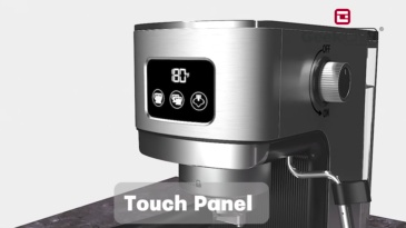 Geek Chef 20 Bar Espresso Machine, Fast Heating, Latte & Cappuccino Maker GCF20H