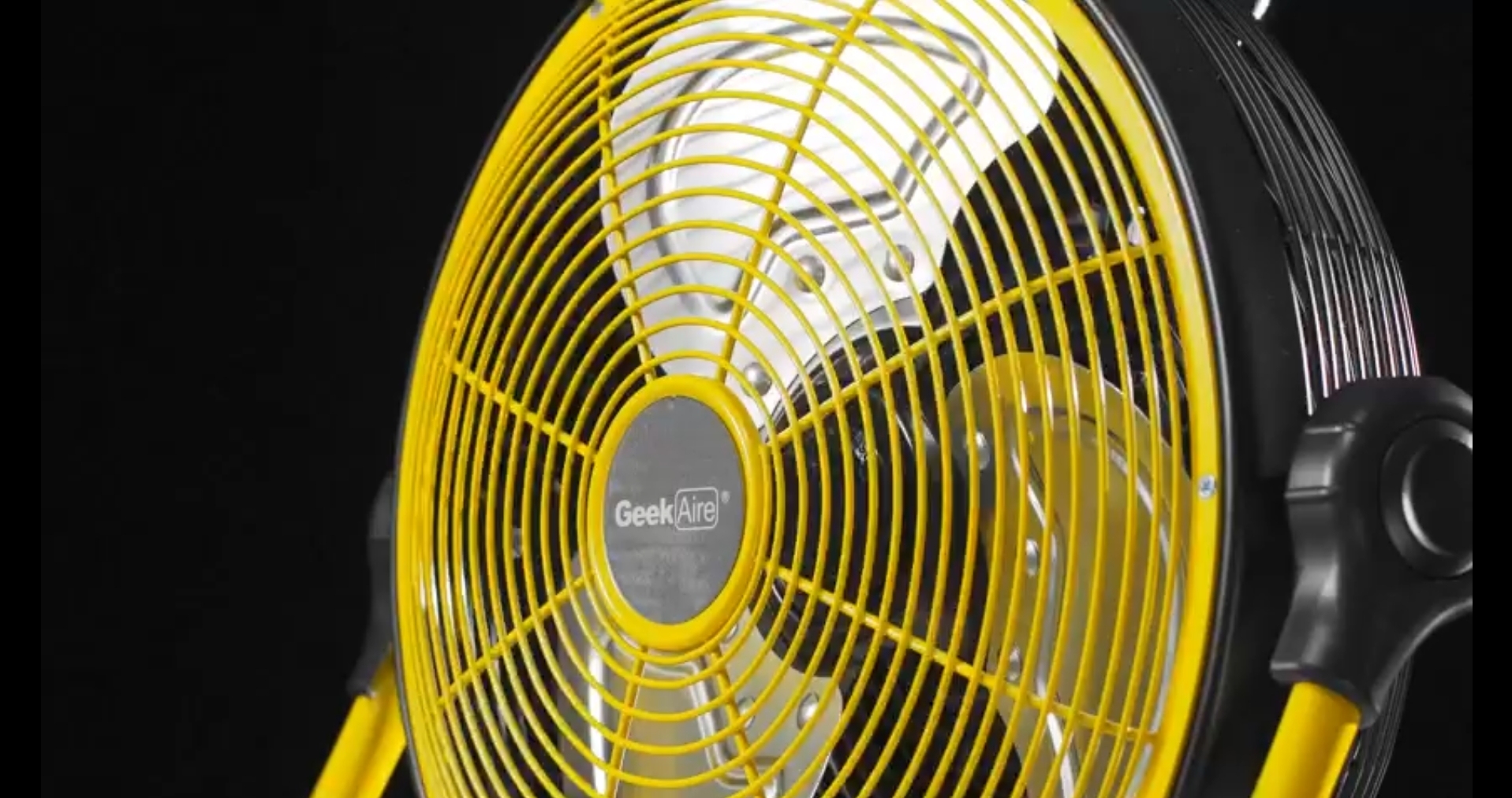 Geek Aire 12" Portable Battery Fan, 360° Tilt, 24h Run Time, for Camping & Travel CF1SEB