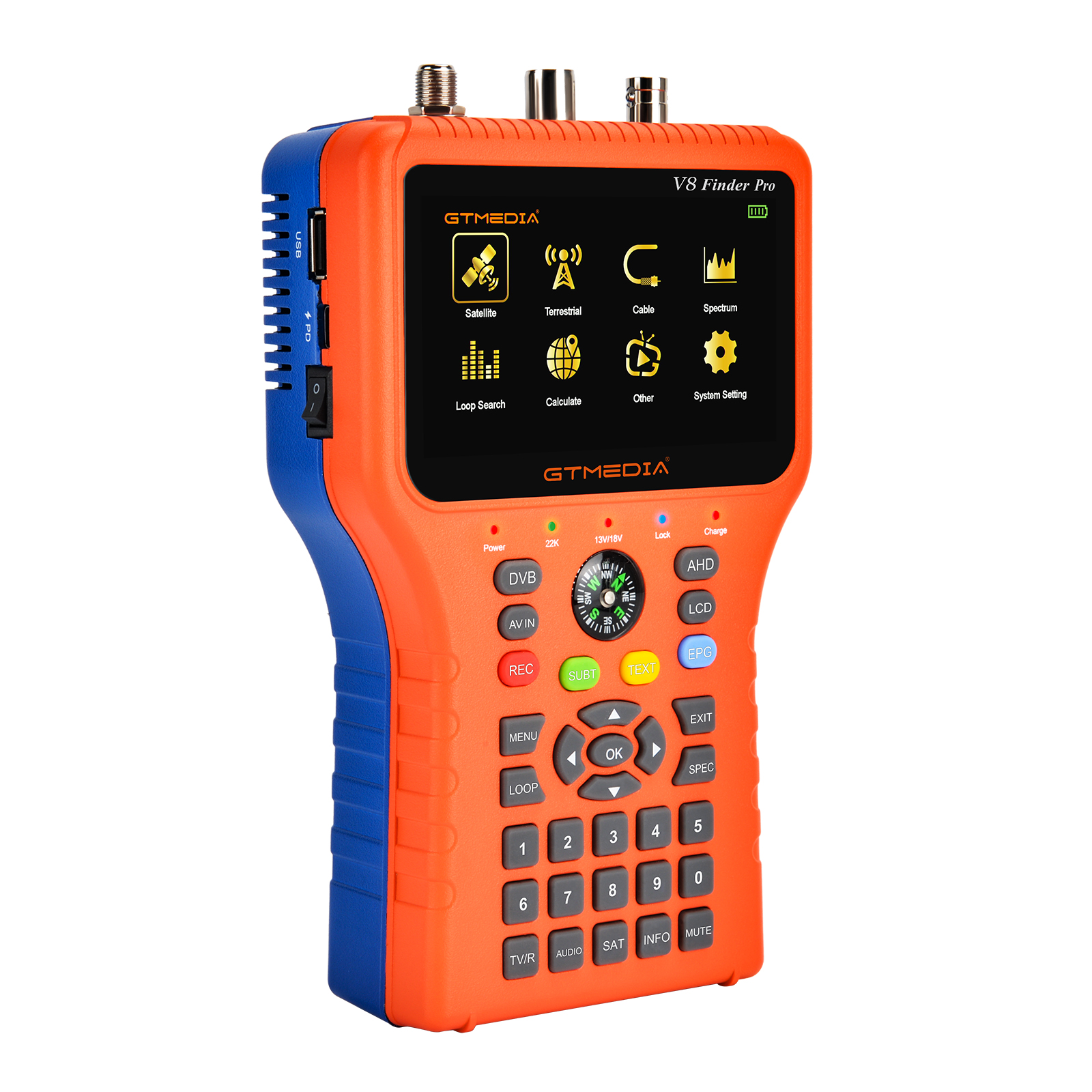 V8 Finder Pro Satellite Finder Meter