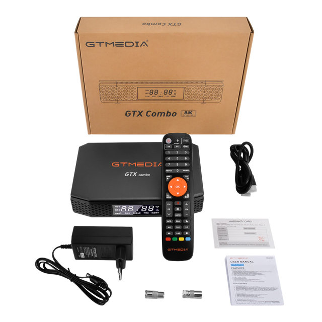 GTX Combo Android OTT+DVB-S2+T2/C+ATSC