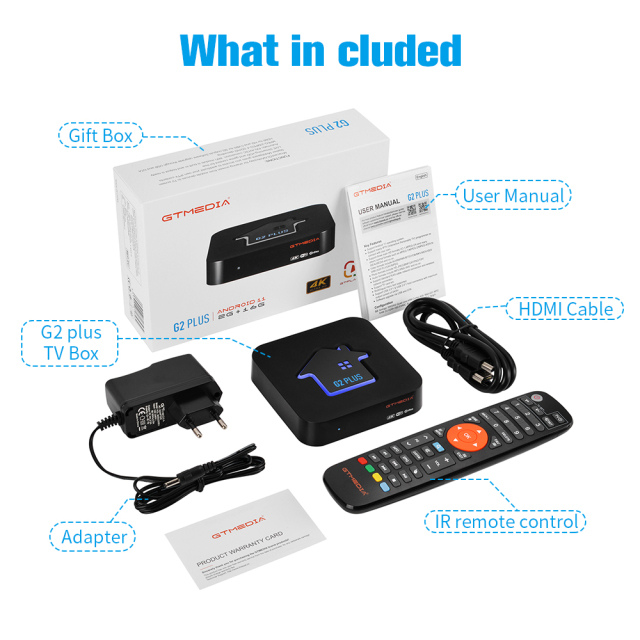 G2PLUS Android 11 TV Box