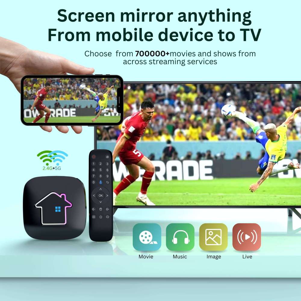 Novo HTV H8 Set Top Box frete grátis TV box ,4K UHD (Brazil Portuguese)