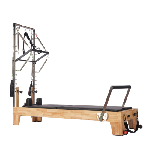 Oak Pilates Reformer With Tower