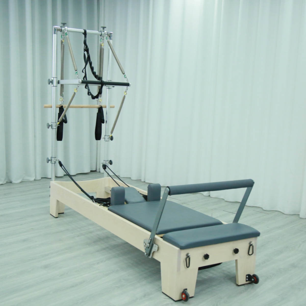 Luxury Full track Maple Pilates Reformer with tower