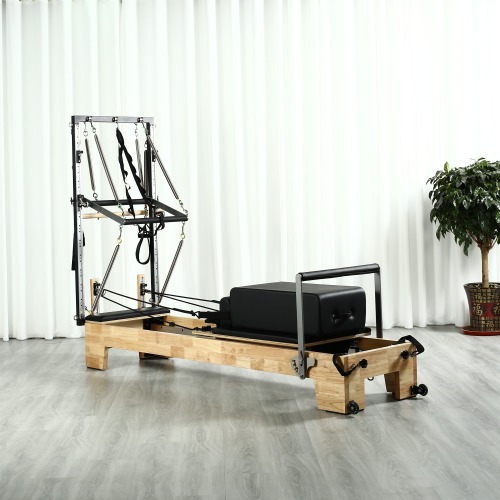Elite Oak Pilates Reformer With Tower