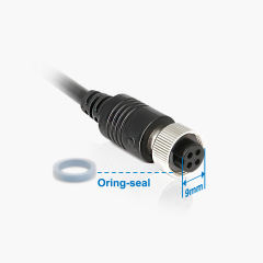 INSEETECH 4 Pin Camera Cable with Corrugation Tube Cover