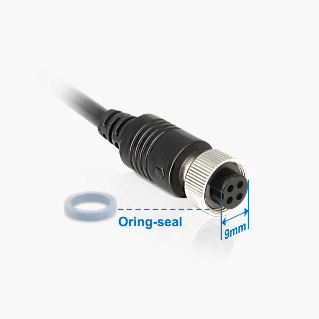 INSEETECH 4 Pin Camera Cable with Corrugation Tube Cover